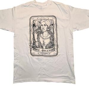 New Orleans Voodoo Muse Graphic Tee Mystic Tarot Witchy Art Women 2XL